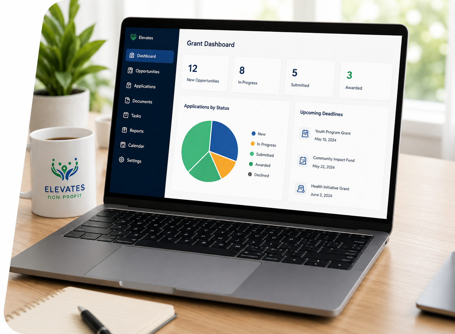 Grant dashboard